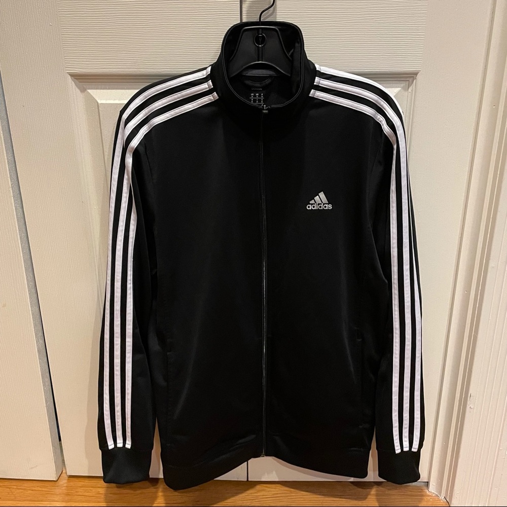 Adidas three stripe track jacket